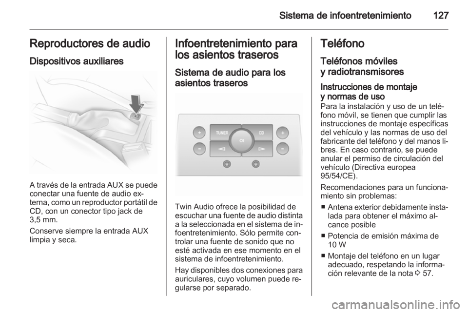 OPEL ASTRA H 2010.5  Manual de Instrucciones (in Spanish) 
