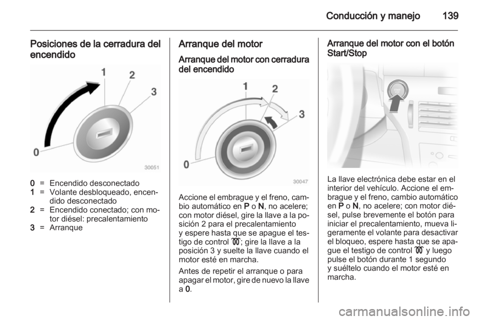 OPEL ASTRA H 2010.5  Manual de Instrucciones (in Spanish) 