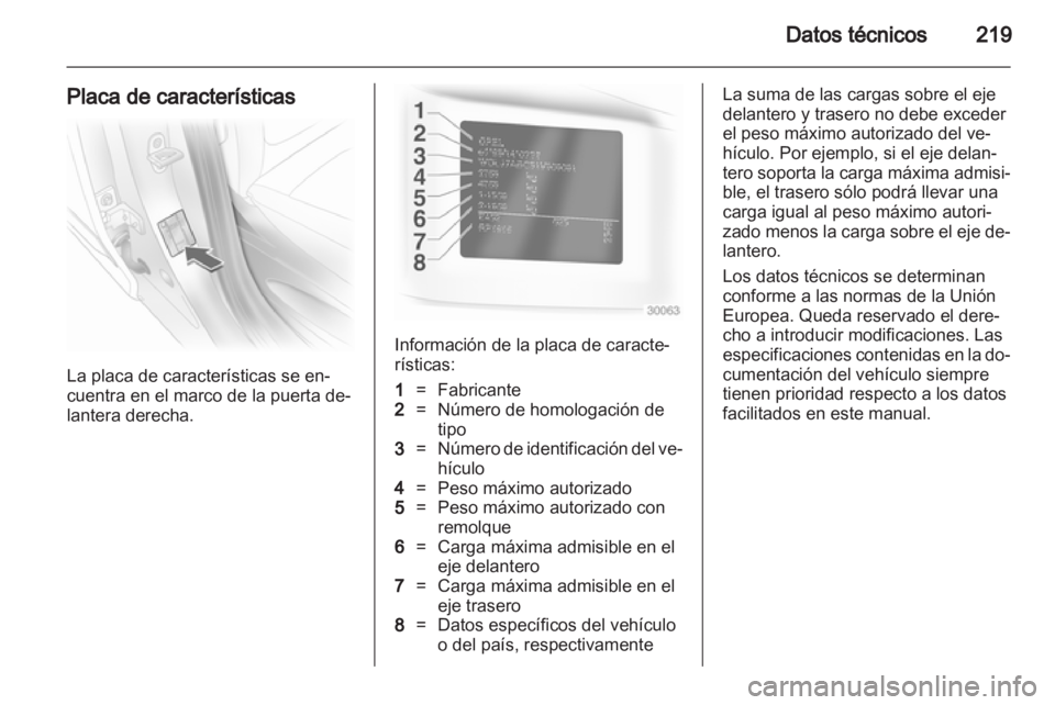 OPEL ASTRA H 2010.5  Manual de Instrucciones (in Spanish) 