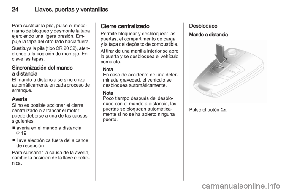 OPEL ASTRA H 2010.5  Manual de Instrucciones (in Spanish) 