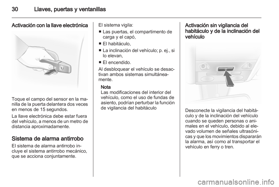 OPEL ASTRA H 2010.5  Manual de Instrucciones (in Spanish) 
