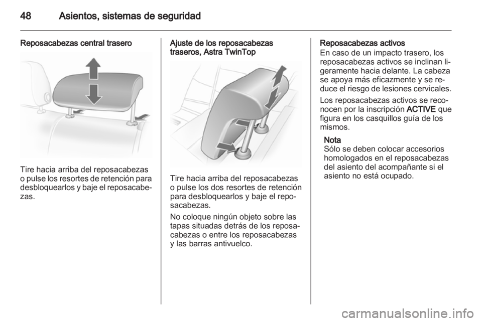 OPEL ASTRA H 2010.5  Manual de Instrucciones (in Spanish) 