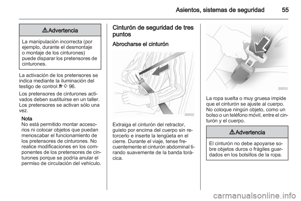 OPEL ASTRA H 2010.5  Manual de Instrucciones (in Spanish) 
