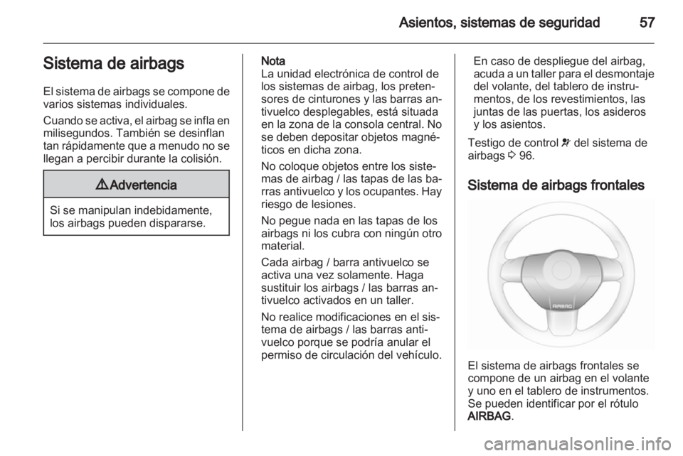 OPEL ASTRA H 2010.5  Manual de Instrucciones (in Spanish) 