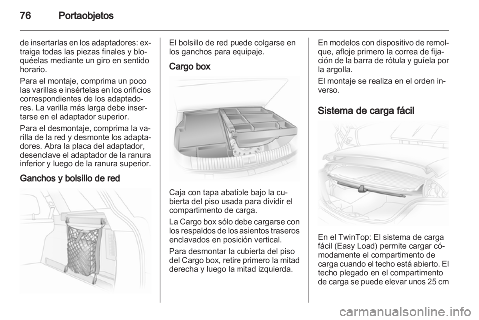 OPEL ASTRA H 2010.5  Manual de Instrucciones (in Spanish) 