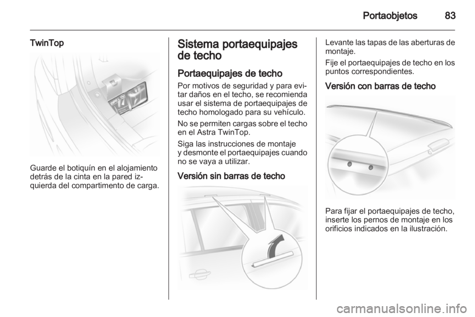 OPEL ASTRA H 2010.5  Manual de Instrucciones (in Spanish) 