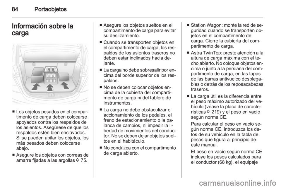 OPEL ASTRA H 2010.5  Manual de Instrucciones (in Spanish) 
