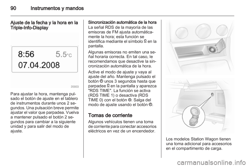 OPEL ASTRA H 2010.5  Manual de Instrucciones (in Spanish) 