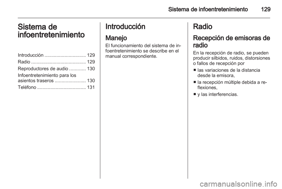 OPEL ASTRA H 2011  Manual de Instrucciones (in Spanish) 