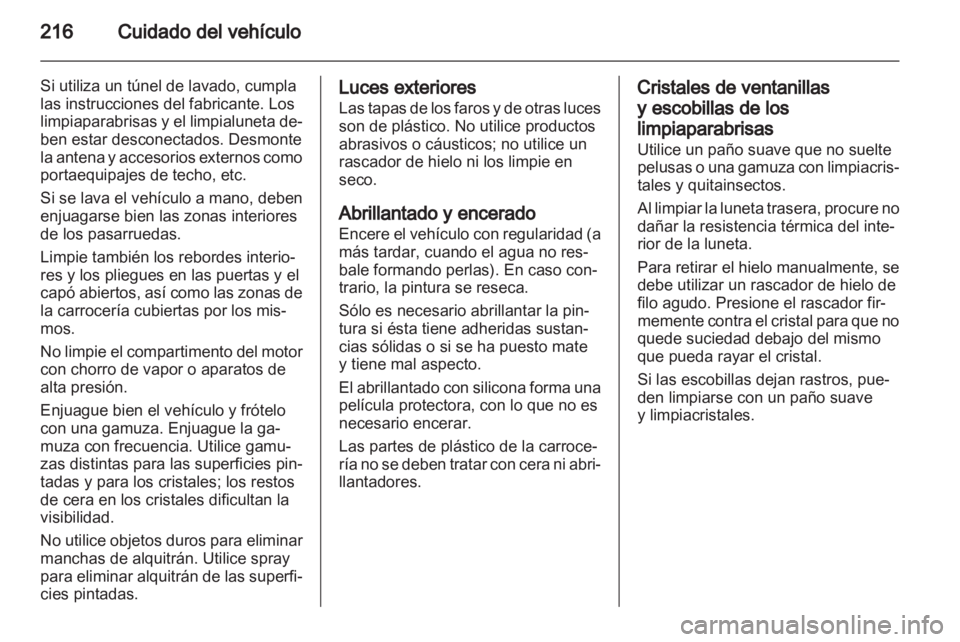 OPEL ASTRA H 2011  Manual de Instrucciones (in Spanish) 