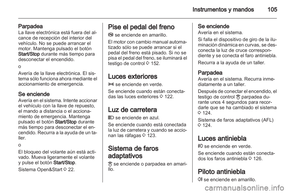 OPEL ASTRA H 2011.5  Manual de Instrucciones (in Spanish) 