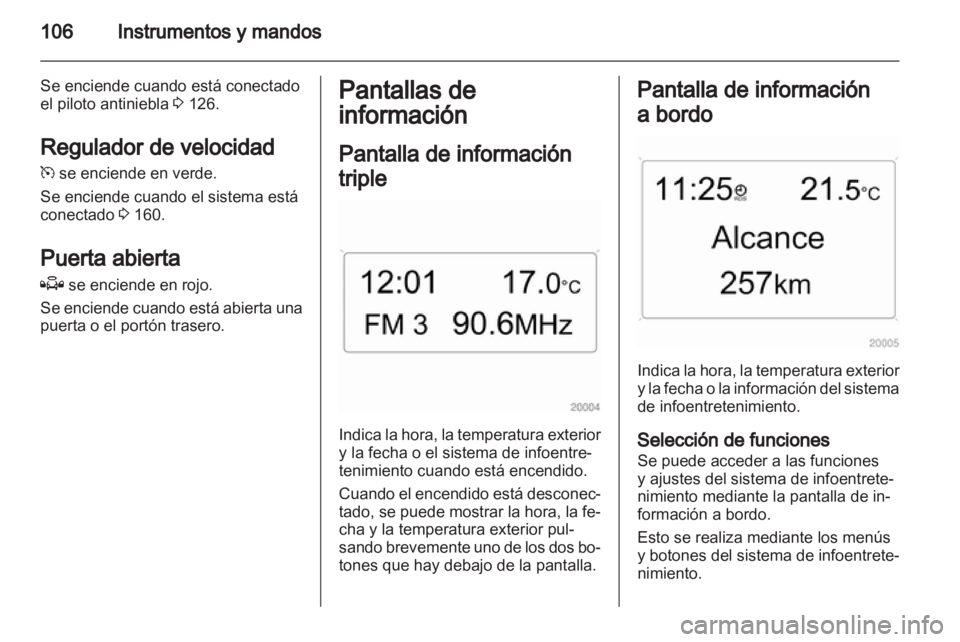 OPEL ASTRA H 2011.5  Manual de Instrucciones (in Spanish) 