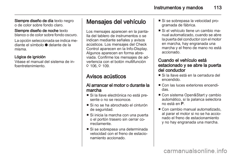 OPEL ASTRA H 2011.5  Manual de Instrucciones (in Spanish) 