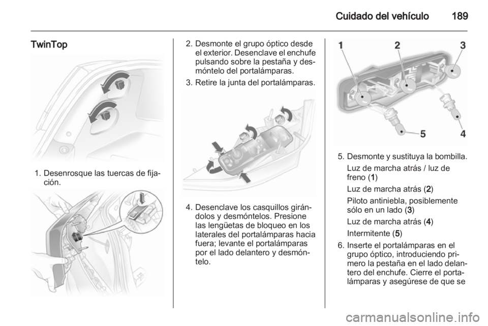 OPEL ASTRA H 2011.5  Manual de Instrucciones (in Spanish) 