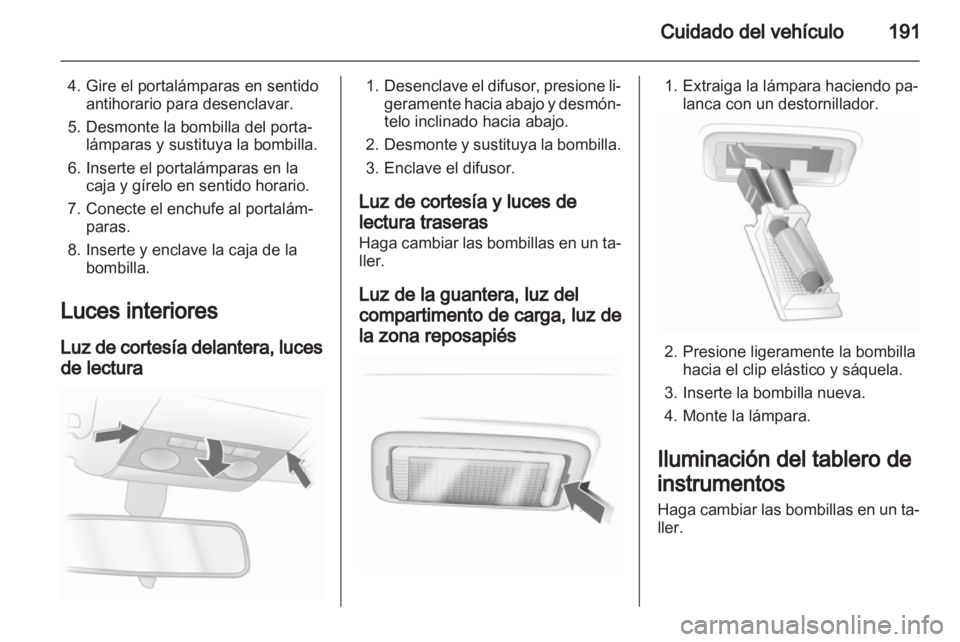OPEL ASTRA H 2011.5  Manual de Instrucciones (in Spanish) 