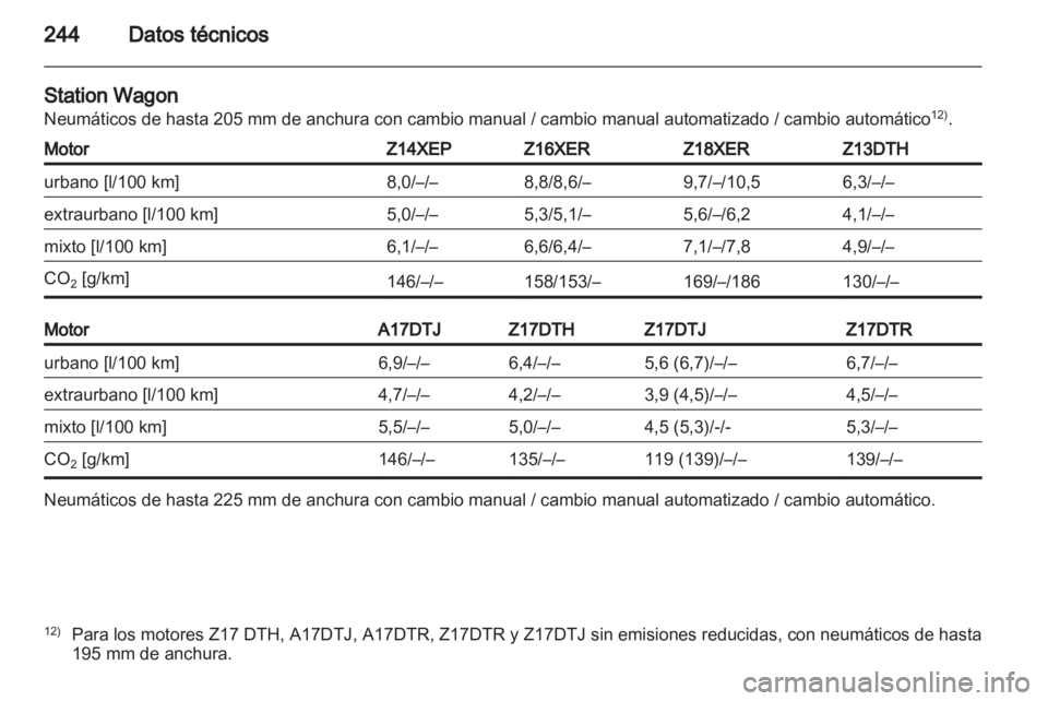 OPEL ASTRA H 2011.5  Manual de Instrucciones (in Spanish) 