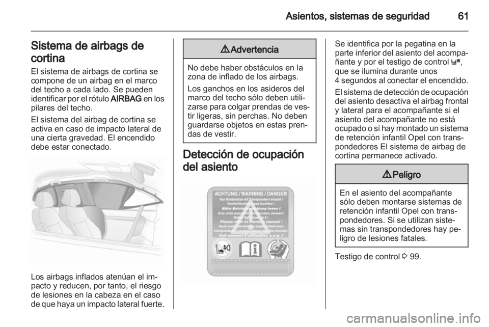 OPEL ASTRA H 2011.5  Manual de Instrucciones (in Spanish) 