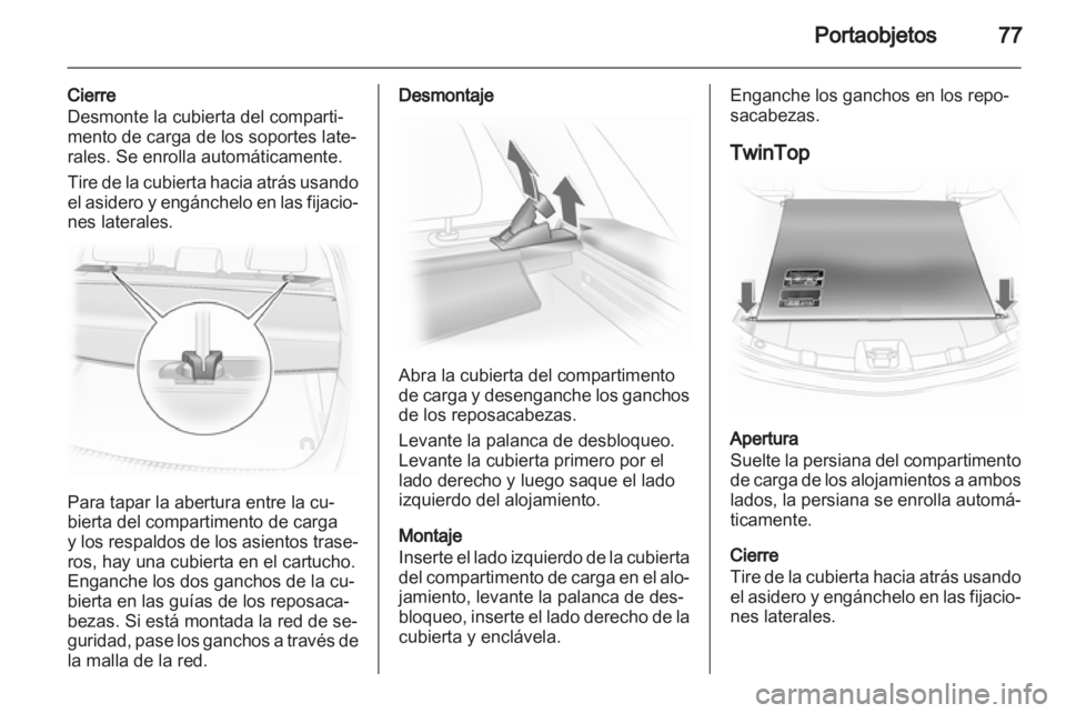 OPEL ASTRA H 2011.5  Manual de Instrucciones (in Spanish) 