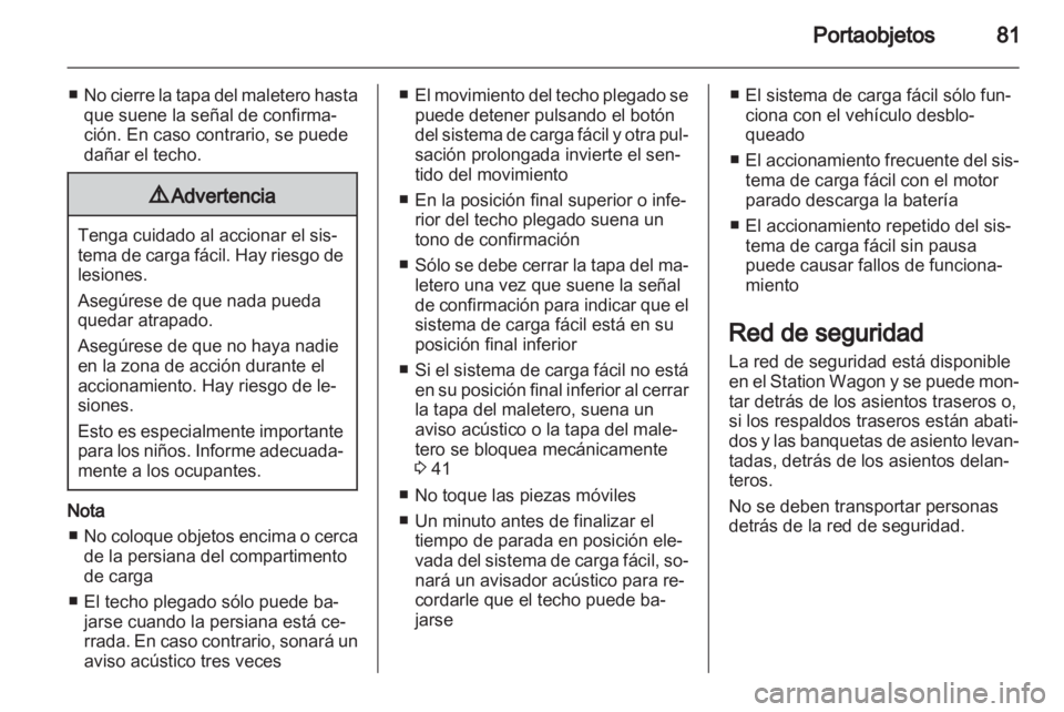 OPEL ASTRA H 2011.5  Manual de Instrucciones (in Spanish) 