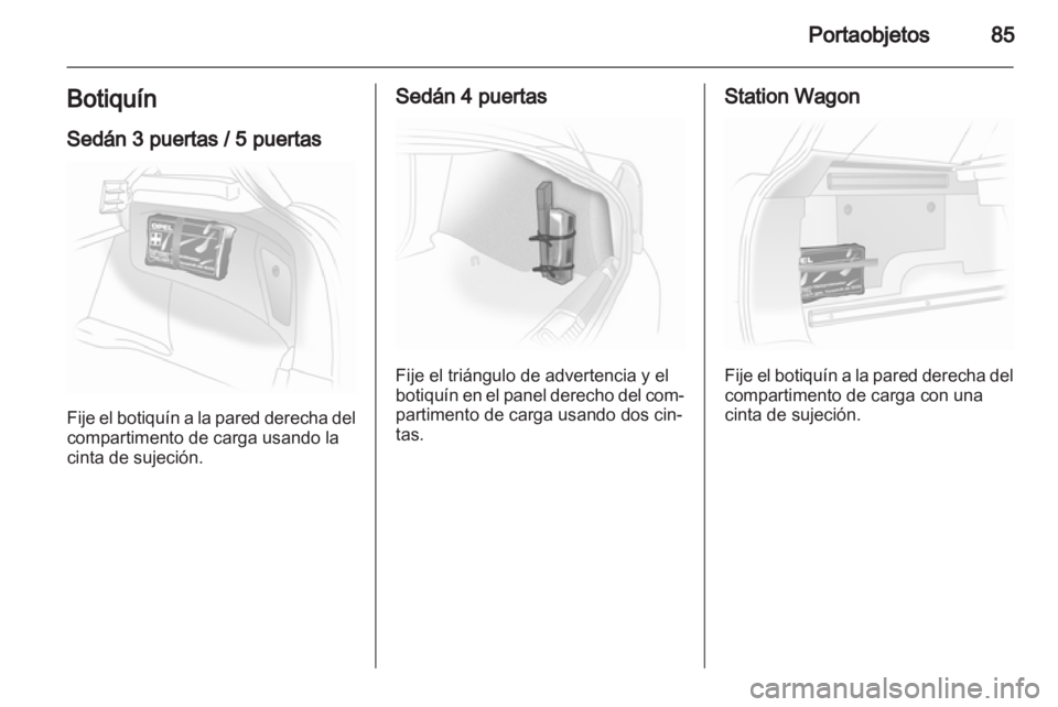 OPEL ASTRA H 2011.5  Manual de Instrucciones (in Spanish) 