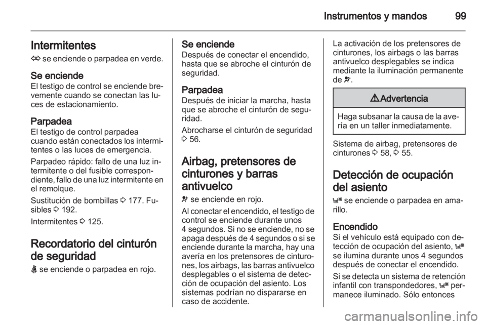 OPEL ASTRA H 2011.5  Manual de Instrucciones (in Spanish) 