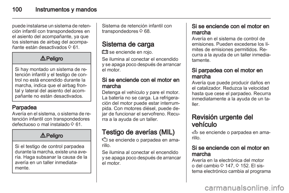 OPEL ASTRA H 2012  Manual de Instrucciones (in Spanish) 