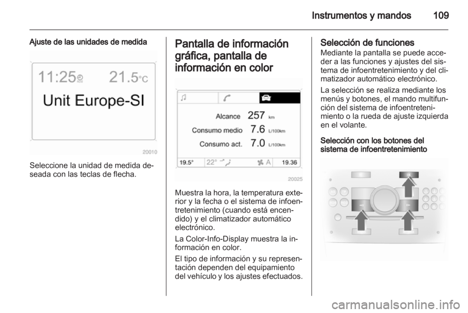 OPEL ASTRA H 2012  Manual de Instrucciones (in Spanish) 