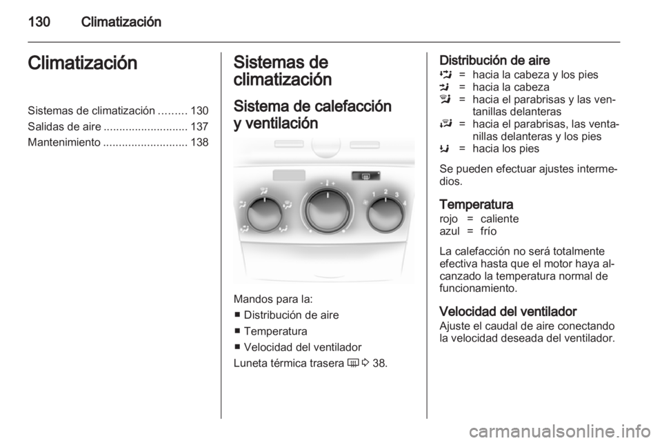 OPEL ASTRA H 2012  Manual de Instrucciones (in Spanish) 