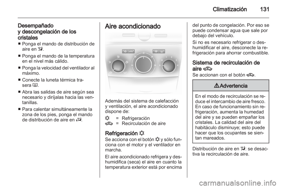 OPEL ASTRA H 2012  Manual de Instrucciones (in Spanish) 