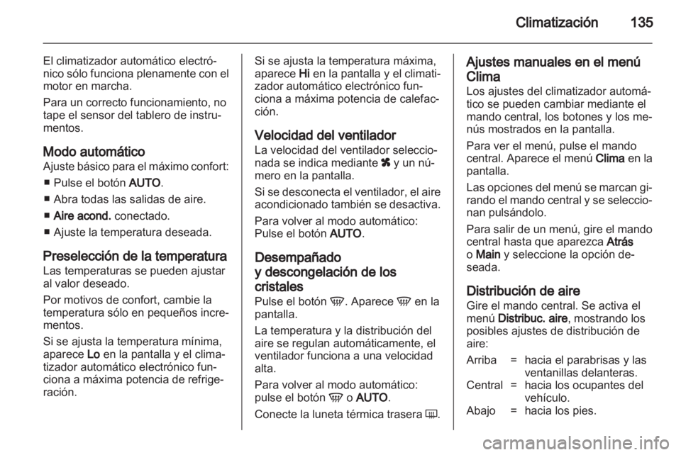 OPEL ASTRA H 2012  Manual de Instrucciones (in Spanish) 