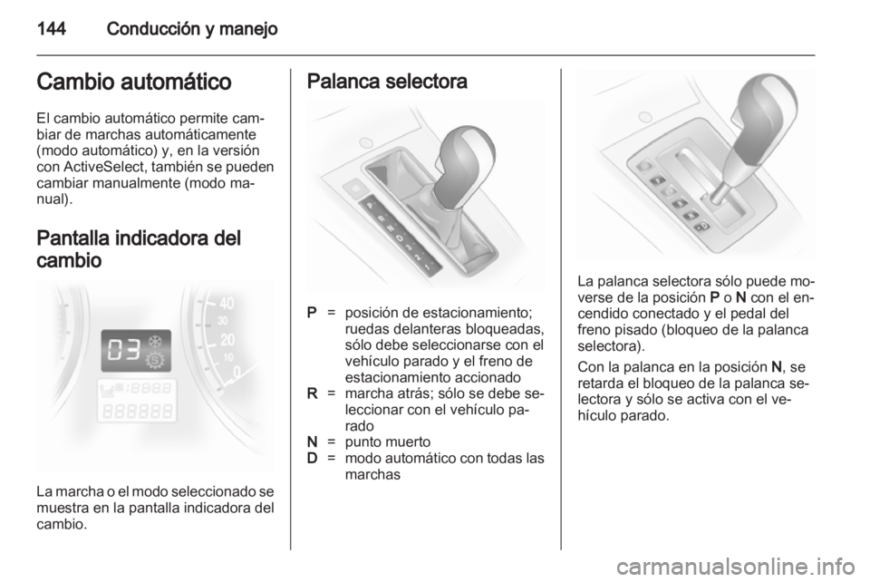 OPEL ASTRA H 2012  Manual de Instrucciones (in Spanish) 