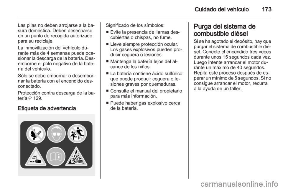 OPEL ASTRA H 2012  Manual de Instrucciones (in Spanish) 