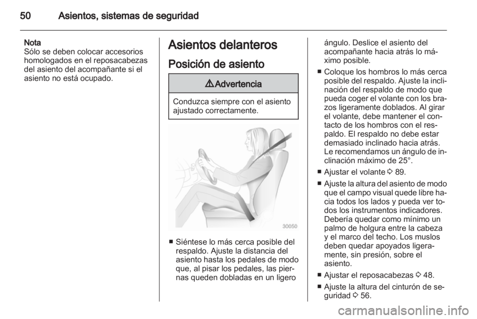 OPEL ASTRA H 2012  Manual de Instrucciones (in Spanish) 