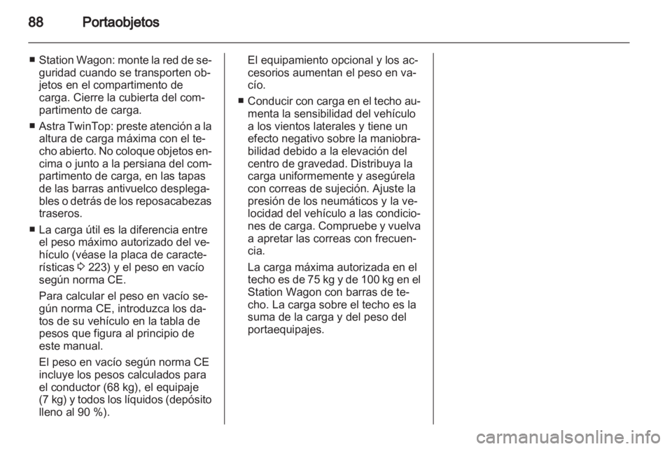 OPEL ASTRA H 2012  Manual de Instrucciones (in Spanish) 
