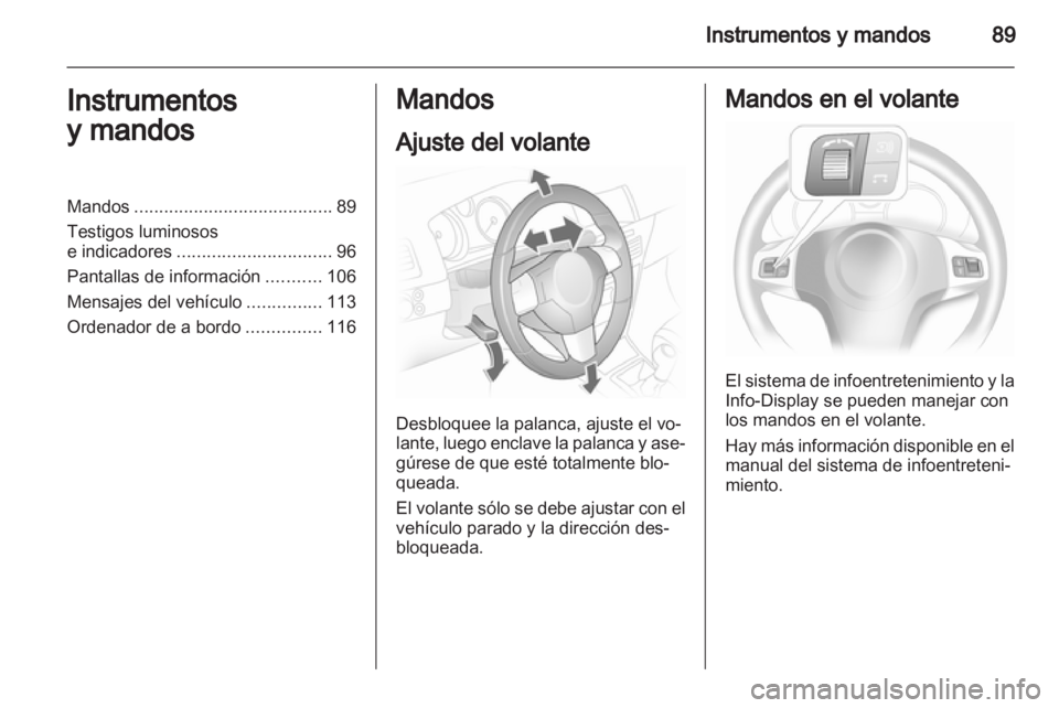 OPEL ASTRA H 2012  Manual de Instrucciones (in Spanish) 
