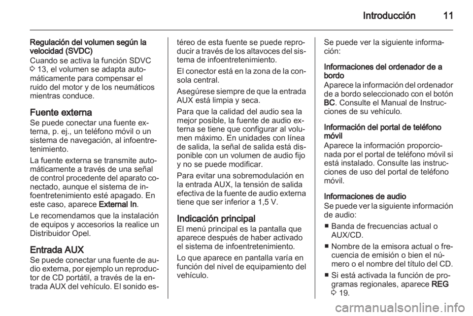 OPEL ASTRA H 2013  Manual de infoentretenimiento (in Spanish) 