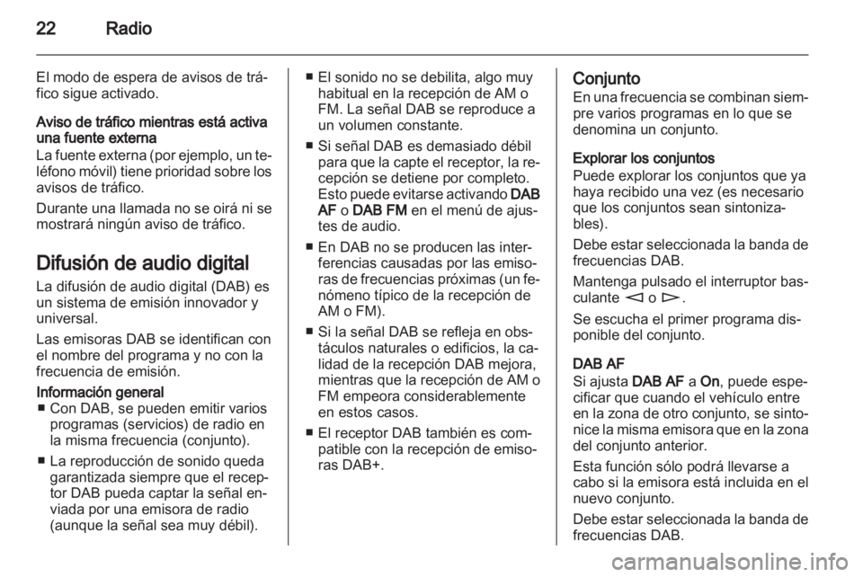 OPEL ASTRA H 2013  Manual de infoentretenimiento (in Spanish) 