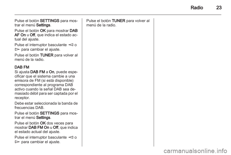 OPEL ASTRA H 2013  Manual de infoentretenimiento (in Spanish) 