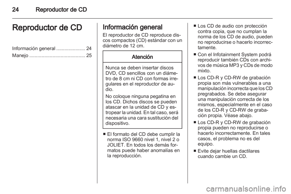 OPEL ASTRA H 2013  Manual de infoentretenimiento (in Spanish) 