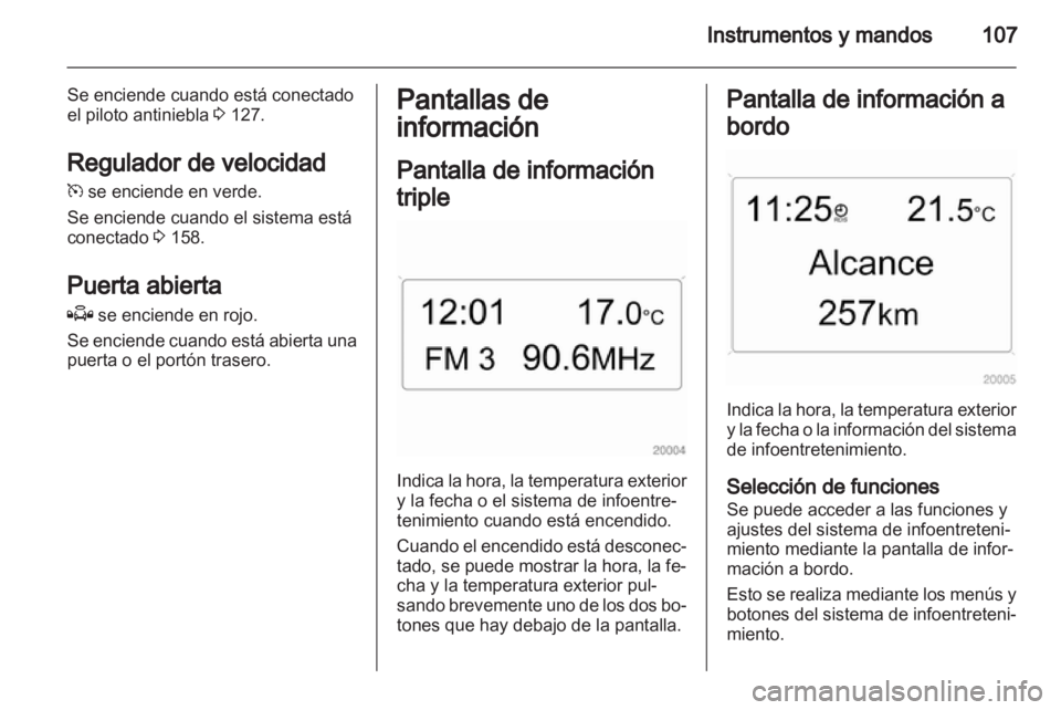 OPEL ASTRA H 2013  Manual de Instrucciones (in Spanish) 