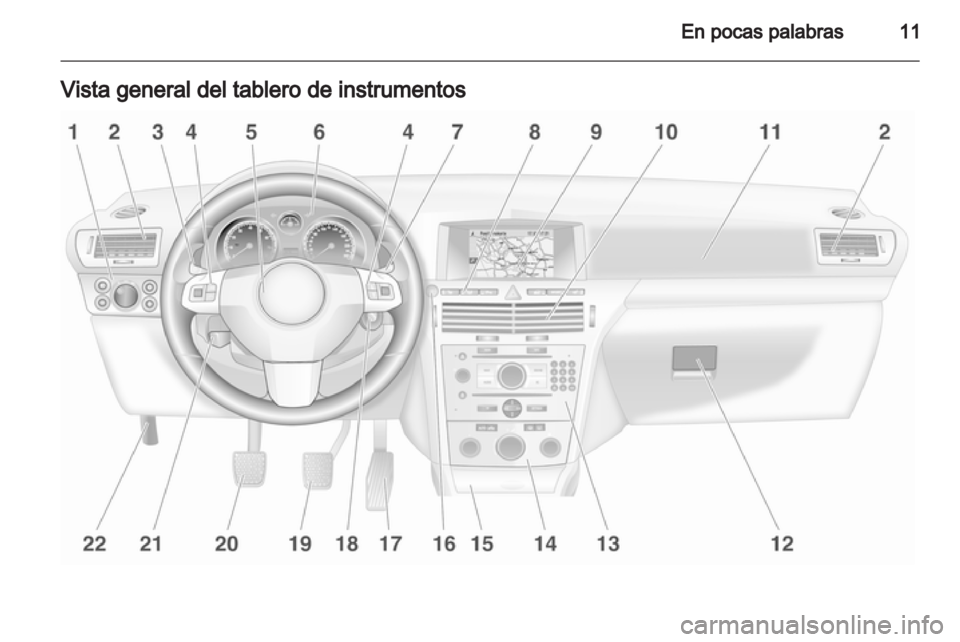 OPEL ASTRA H 2013  Manual de Instrucciones (in Spanish) 