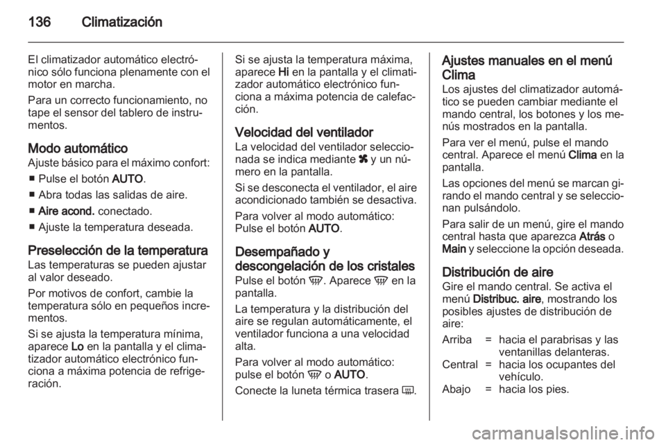 OPEL ASTRA H 2013  Manual de Instrucciones (in Spanish) 