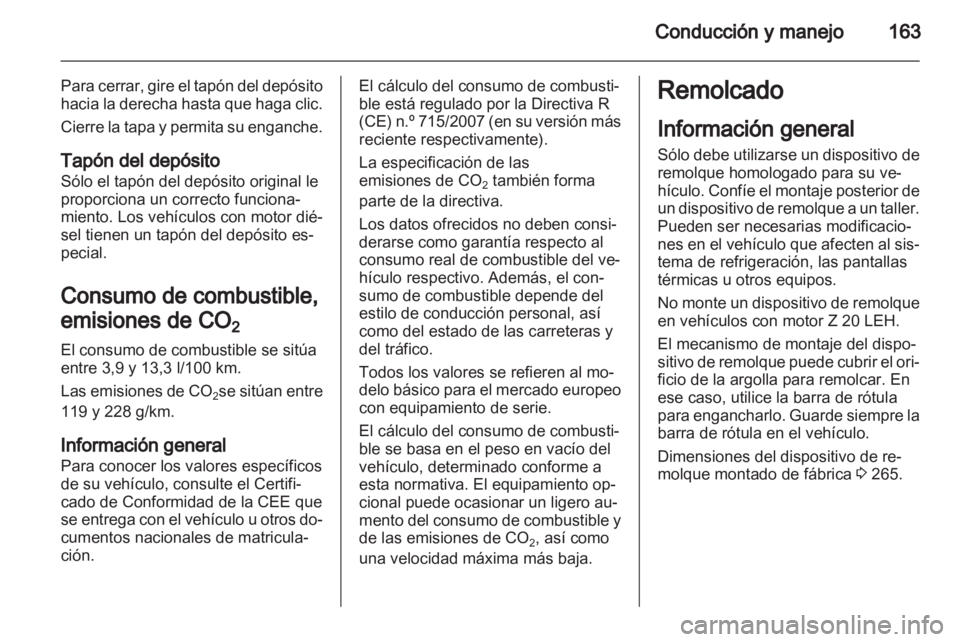 OPEL ASTRA H 2013  Manual de Instrucciones (in Spanish) 