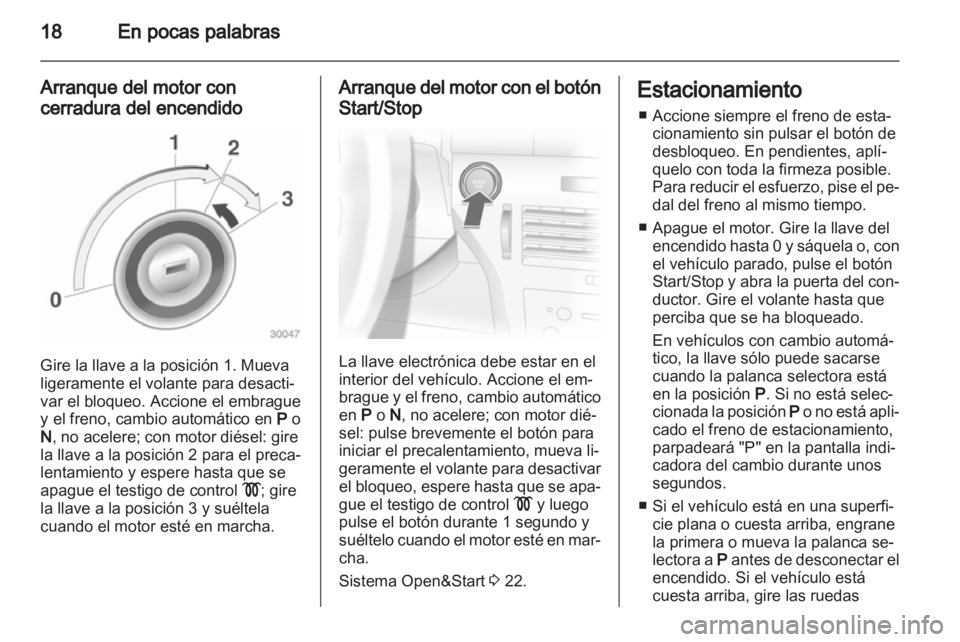 OPEL ASTRA H 2013  Manual de Instrucciones (in Spanish) 