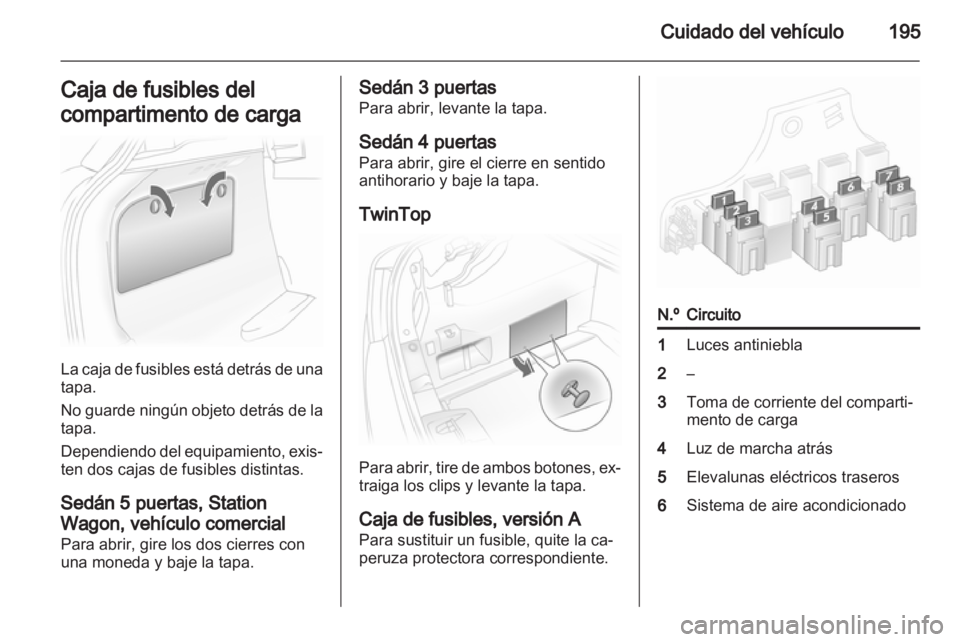 OPEL ASTRA H 2013  Manual de Instrucciones (in Spanish) 