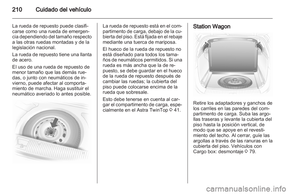 OPEL ASTRA H 2013  Manual de Instrucciones (in Spanish) 