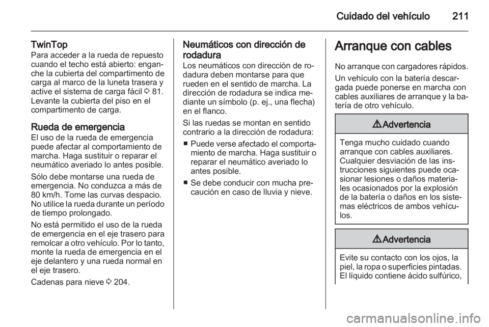 OPEL ASTRA H 2013  Manual de Instrucciones (in Spanish) 
