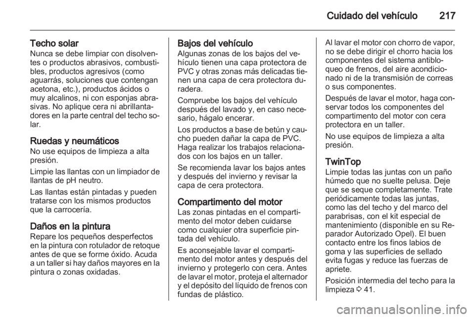 OPEL ASTRA H 2013  Manual de Instrucciones (in Spanish) 