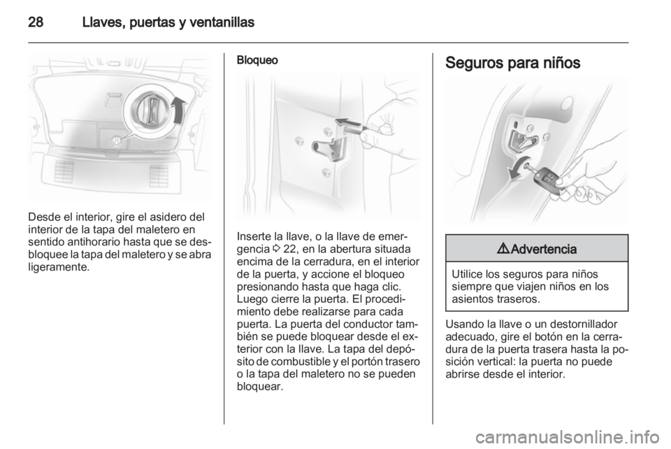 OPEL ASTRA H 2013  Manual de Instrucciones (in Spanish) 