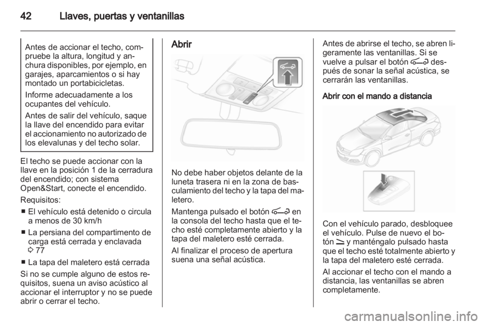 OPEL ASTRA H 2013  Manual de Instrucciones (in Spanish) 
